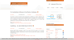 Desktop Screenshot of amatelarchitettura.com