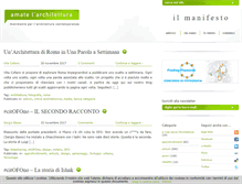 Tablet Screenshot of amatelarchitettura.com